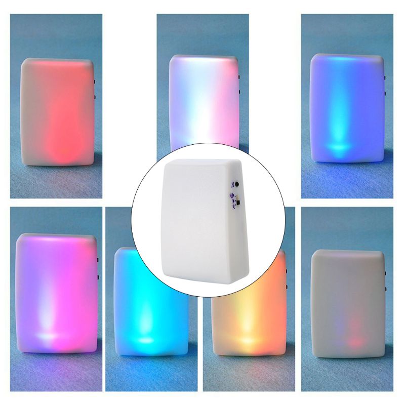 7 Color de la luz Flash cambiante música timbre casa timbre inalámbrico para puerta sordo duro Y98E