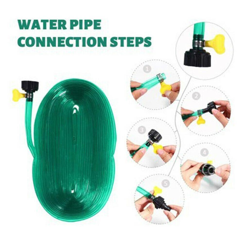 Pvc slang gräsmatta sprinklerrör med 3/4 kopplingar 12 gräsmatta gräsmatta slang meter vattning  b9 x 8
