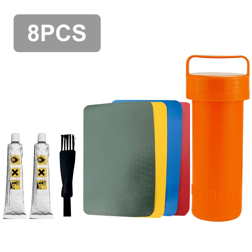 8PCS/Set PVC Repair Patch Glue Kit Waterproof Durable Repair Kit For Inflatable Boat Leather Sofa For Repair Accessories Newest