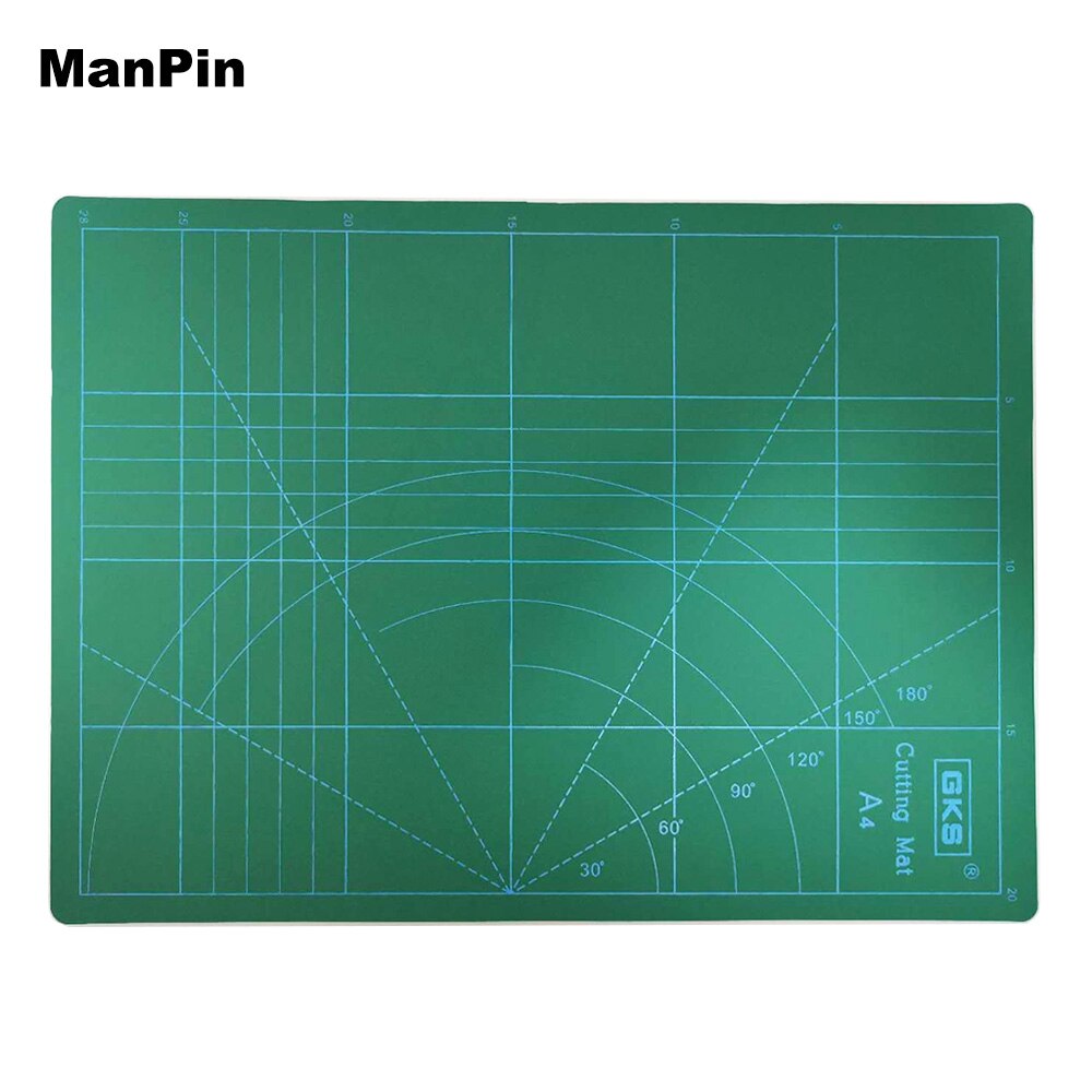 GKS A4 PVC Cutting Mat Middle layer white core Cutting Pad Patchwork Tools Manual DIY Cutting Board Double-sided LCD Repair Tool