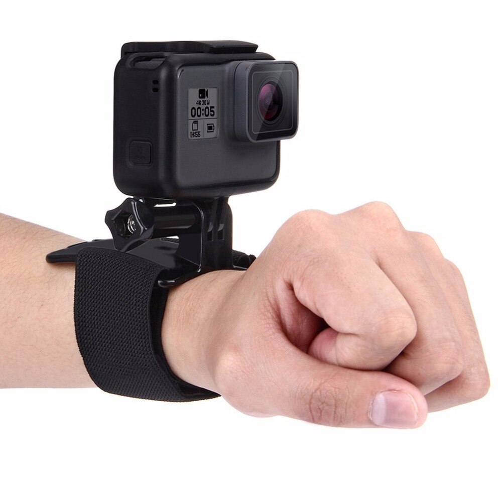 Black Wrist Strap voor Gopro Hero 7 6 5 4 Zwart Sessie Xiaomi Yi 4 k SJCAM SJ4000 EKEN H9 hand Strap Mount Actie Camera Accessor