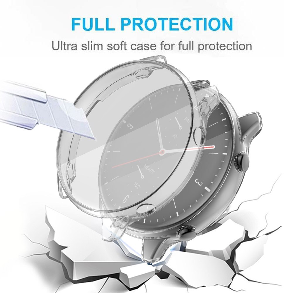 Funda protectora para Amazfit GTR 2, carcasa protectora de pantalla completa, marco de TPU suave para Xiaomi Huami Amazfit GTR2, parachoques para reloj