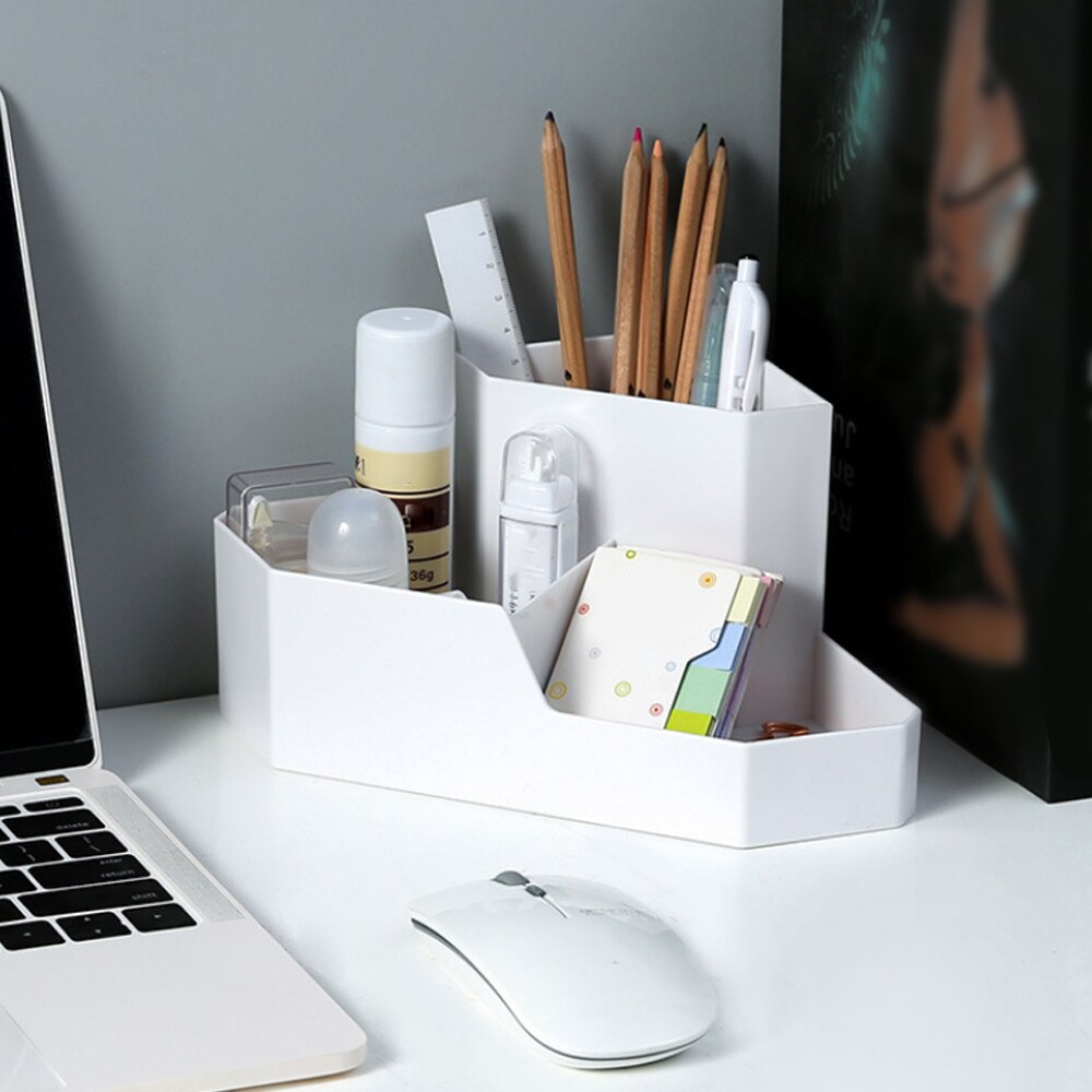Schowek biurko prosty styl biurowe przechowywanie biżuterii dla biurowych kosmetyków domowych i przechowywanie rozmaitości organizator na przybory robić makijażu