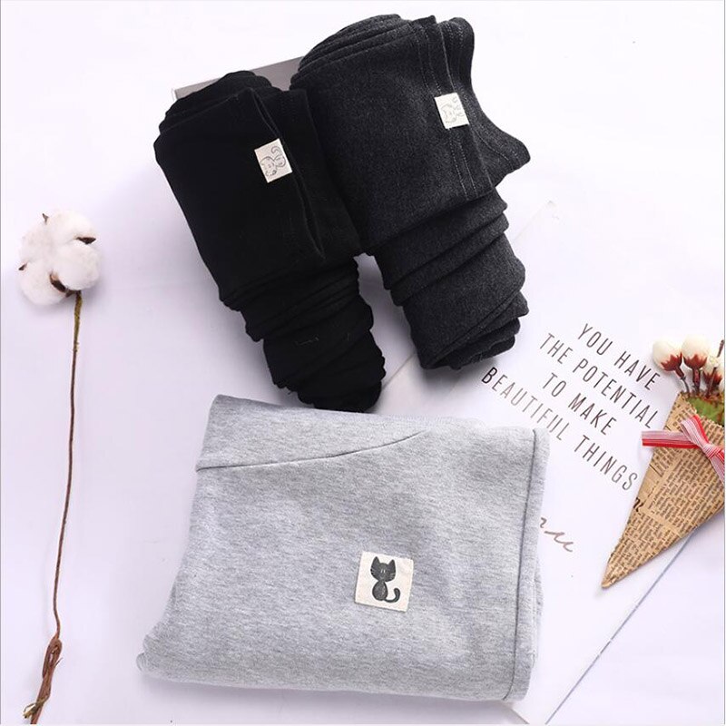 Elastic Maternity Pants Spring Autumn Leggings Adjustable Waist Solid Pregnant Women Pregnancy Clothes X138