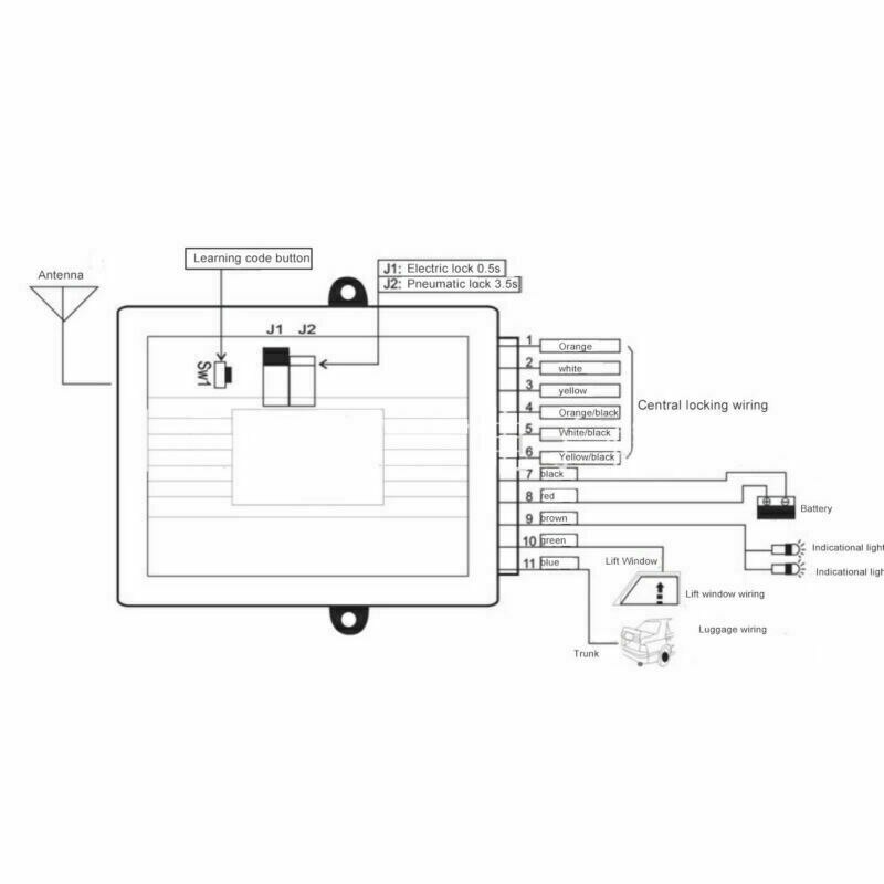 thumbnail image 2 of Universal Remote Central Locking Kit – Keyless Entry, Push Button, VT500 2 of 3