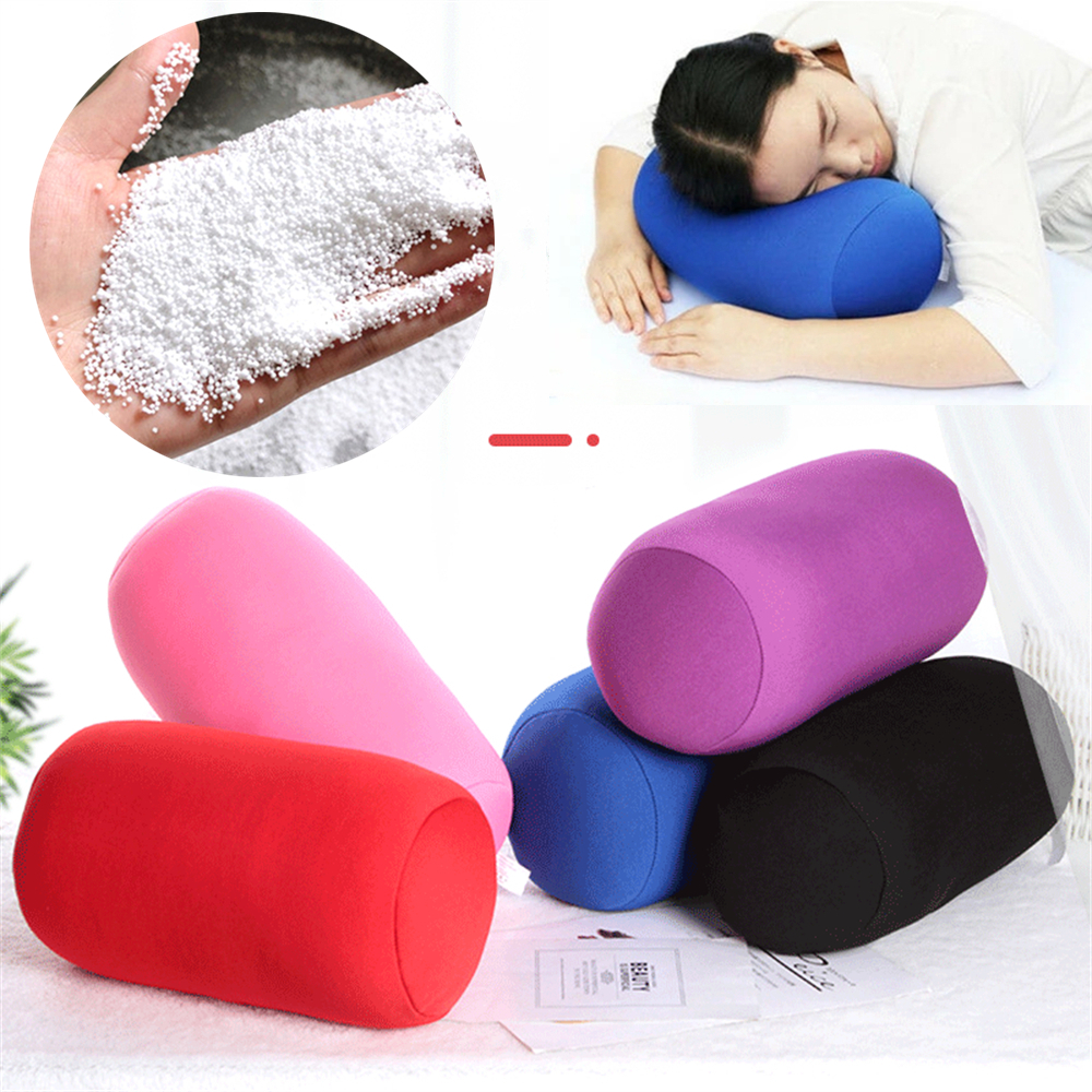 Super Soft Head Pillow Micro Mini Microbead Back Cushion Roll Body Pillow Head Convenient Travel Neck Pillows Bed Decoration