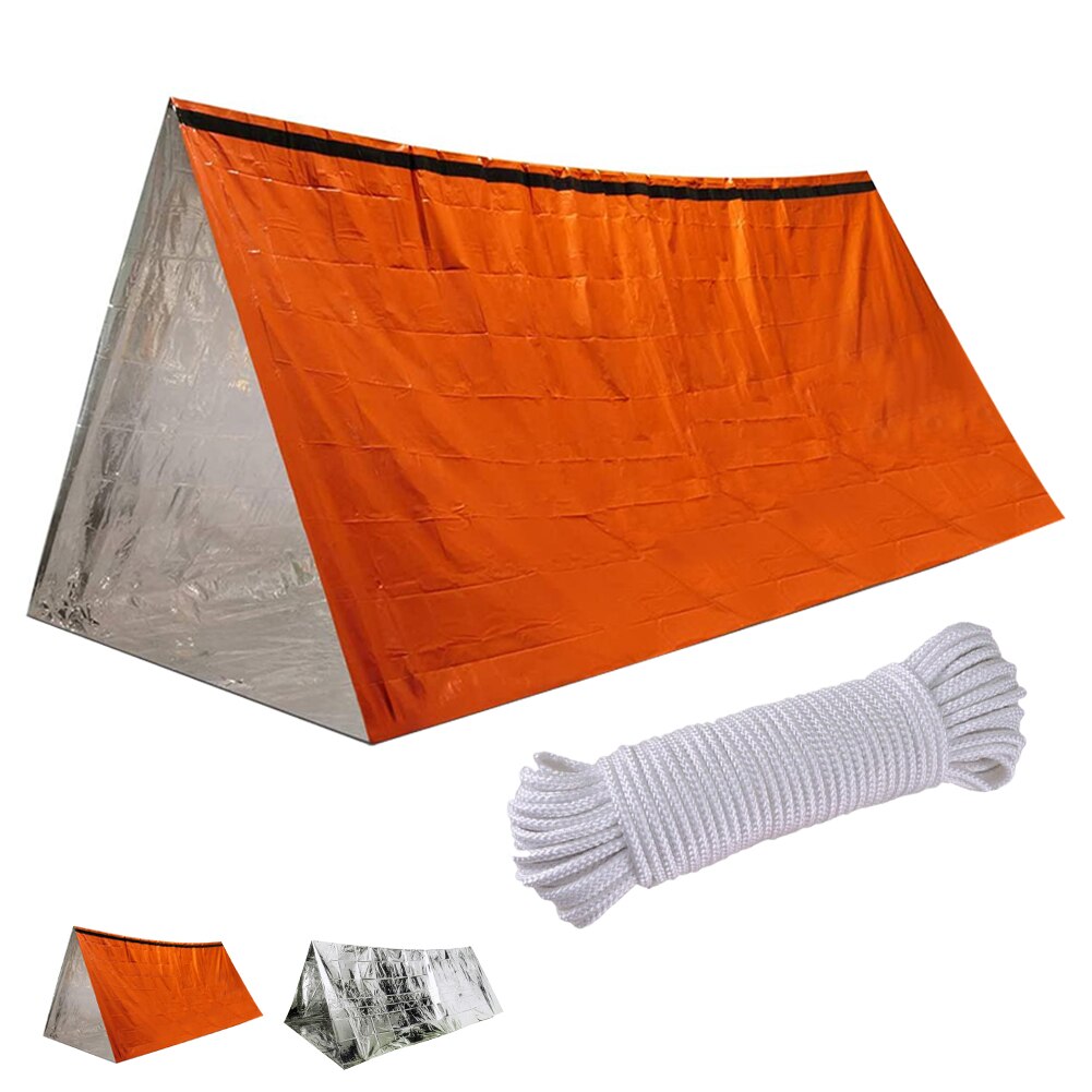 Waterproof Emergency Tent Survival Shelter Thermal Insulated Blanket SOS Sleeping Bag for Hiking/Camping