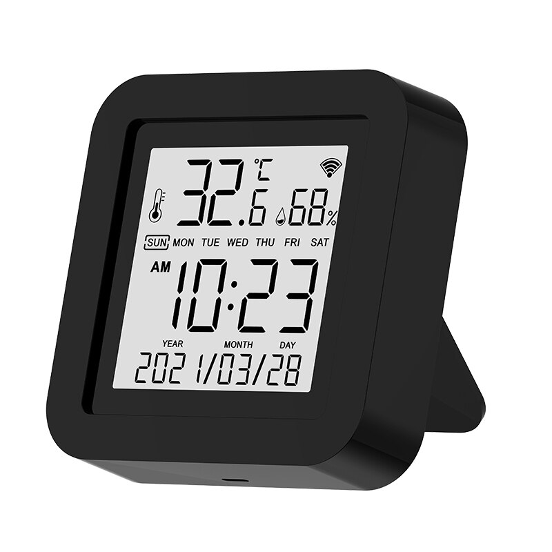 Tuya Smart Wifi IR Remote Control With Temperature and Humidity Sensor with LCD Screen Works With Alexa and Google Assistant: Default Title