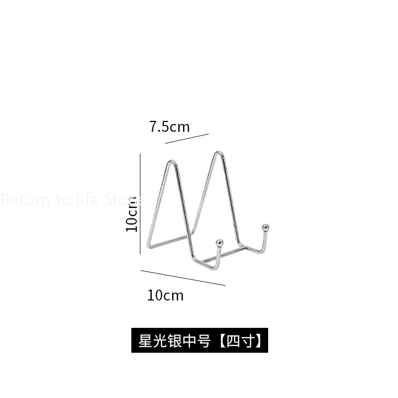 Iron Art Display Stands Opbergrek Metalen Schildersezel Stand Voor Foto Fotolijst Olieverfschilderij Plaat Boek Organisator Plankhouder: Bruin