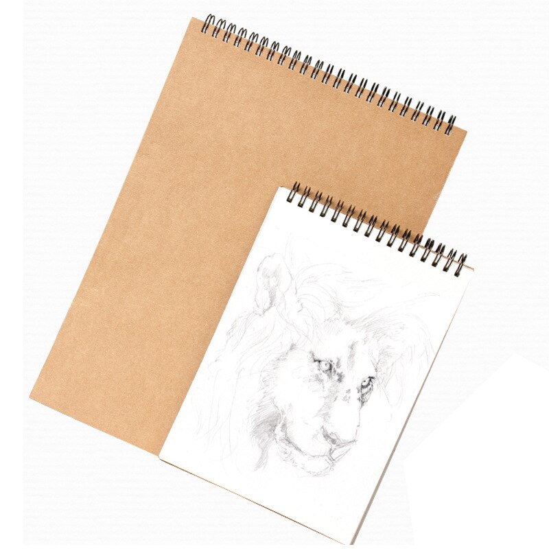 Schetsboek Draw Boek Mobiele Eenvoudige A3/A4/A5/8K/16K Art Supplies Schets boek 30 Vellen Hard Craft Cardboards Art Student