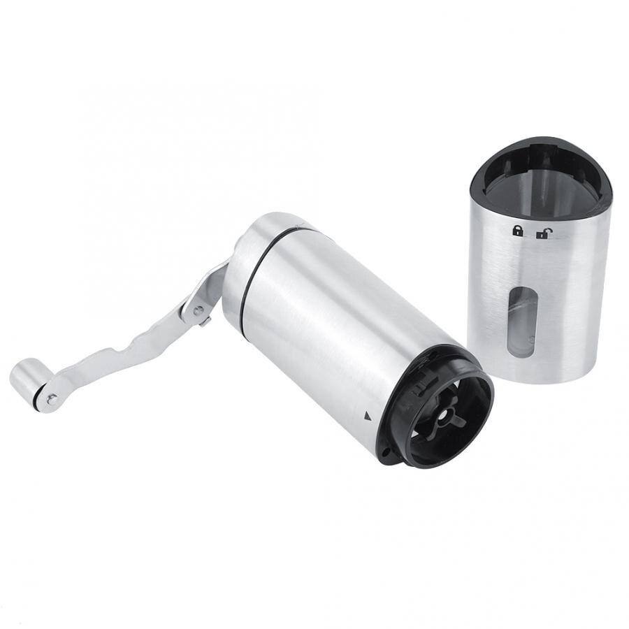Household Portable Manual Coffee Mill Grinder Stainless Steel Hand Crank Mill Coffee Bean Kitchen Mini Coffee Grinder