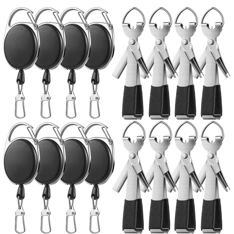 Fishing Quick Knot Tying Tool Includes 4 in 1 Fly Line Clippers with Retractor Combo Fly Fishing Line Clippers: Orange