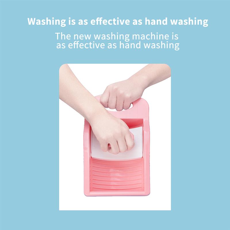 Plastic Washtub With Washboard Thick Laundry Basin Wash Baby Underwear Plastic Laundry Basin