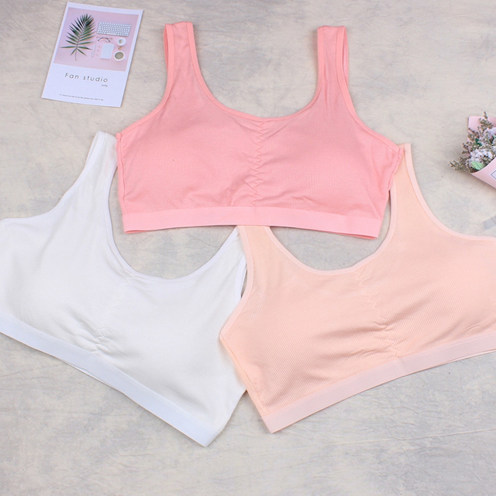 Kids Girls Underwear Bra Vest Children Underclothes Sport Undies Clothes Kids Thin Cup Young Girl Bra N4