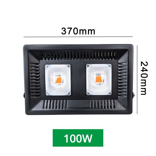 LED COB Full Spectrum LED Grow Light Plant Light 150W 100W 50W 30W COB Growth Flood Light for Plant Flower Vegetable Phyto Lamp: 100W / AC 110V