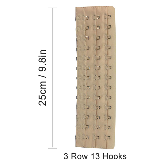 Taille Trainer Extender 12 13 14 15 16 18 Haken 25 26 Cm Taille Cincher Guaine Ventre Ceinture Femme Rallonge faja Extensor Corset: Beige