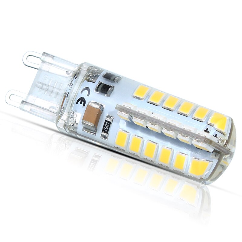 5 stuks mini led-lamp  g9 led-lampen 110v maïslampen 2835 48 leds ampullen kroonluchter kaars  g9 licht vervangen 30w 40w halogeenlampen smd