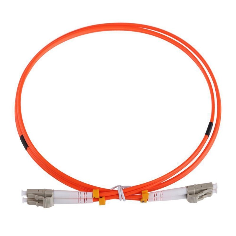 1M Jumper Kabel Duplex Multimode LC-LC Lc Lc Fiber Optic Optische Patch Cord: Default Title