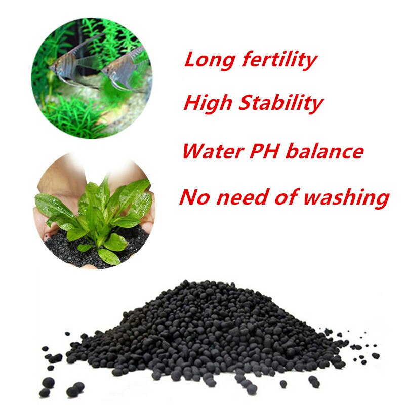 50-200g akvarium vand plante frugtbarhed substrat akvarie plante jord substrat grus akvatisk dekoration græs plante mudder jord