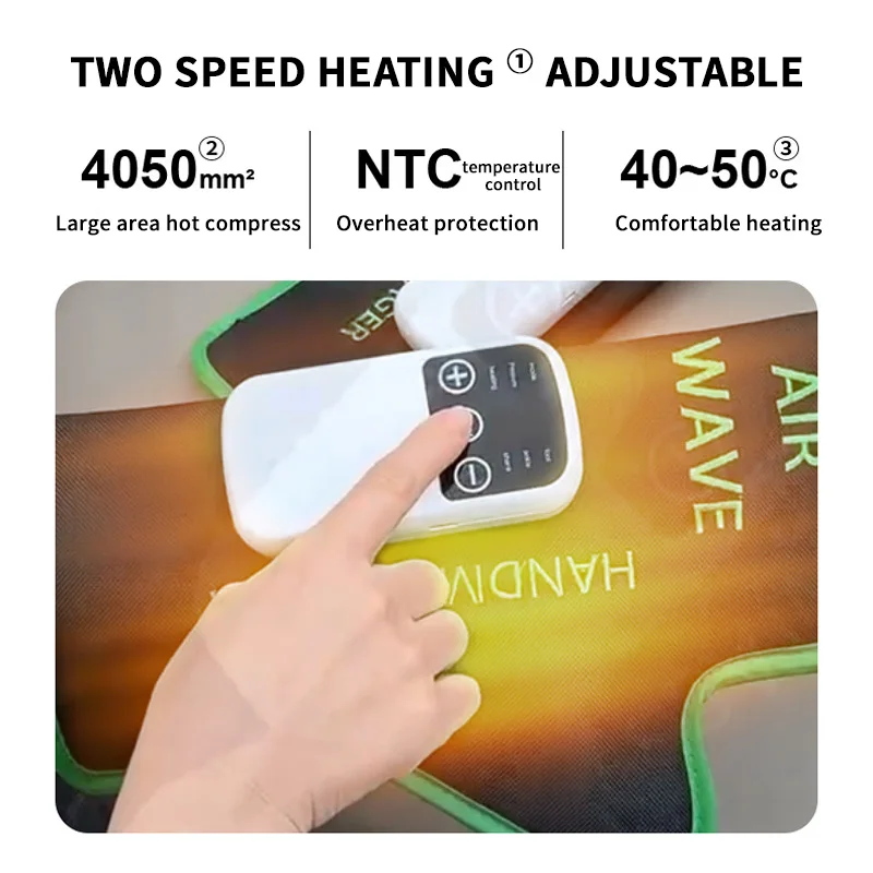 Handluchtcompressie Massageset met verwarmde palm Airbag Circulatiemassage Verlicht handvermoeidheid en pijn voor schoonheidssalon