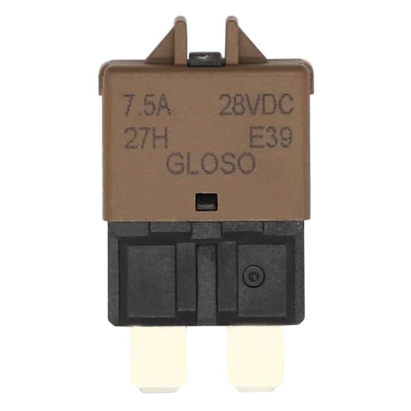 Gloaso 12V Handmatige Reset ATM-stroomonderbreker Zekering 5A 10A 15A 20A 25A 30A, Mini Type 3 Zekeringen Brekers Blade-stijl voor autoboot Zonne-elektronisch batterijsysteem, Max 28V DC, 6-pack