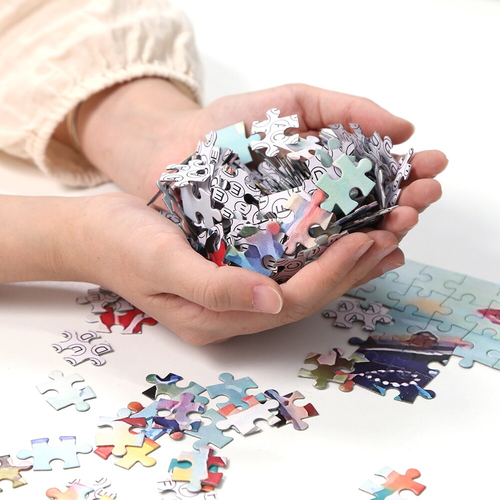 Carino Animali Ritratto di Montaggio Lo Stress Relief Giocattoli di 1000 Pezzi di Carta Jigsaw Puzzle Puzzle Game Giocattoli Interessanti