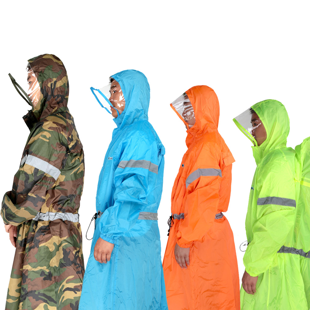 Outdoor raincoat Backpack Rain Cover One-piece rain poncho cape unisex Hiking Camping Rainwear jacket