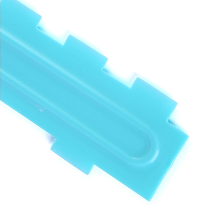 1 stuk crèmeschraper onregelmatige tanden rand mallen diy schraper taartdecoratie fondant gebak uitstekers bakspatels gereedschap
