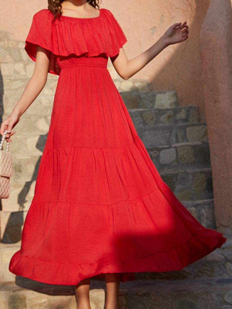 Geplooide Lange Strand Jurk Vrouwen Elegante Off Shoulder Sexy Bodycon Jurk Wit Vintage Zomer Backless Maxi Jurk Boho Zonnejurk: S / Black