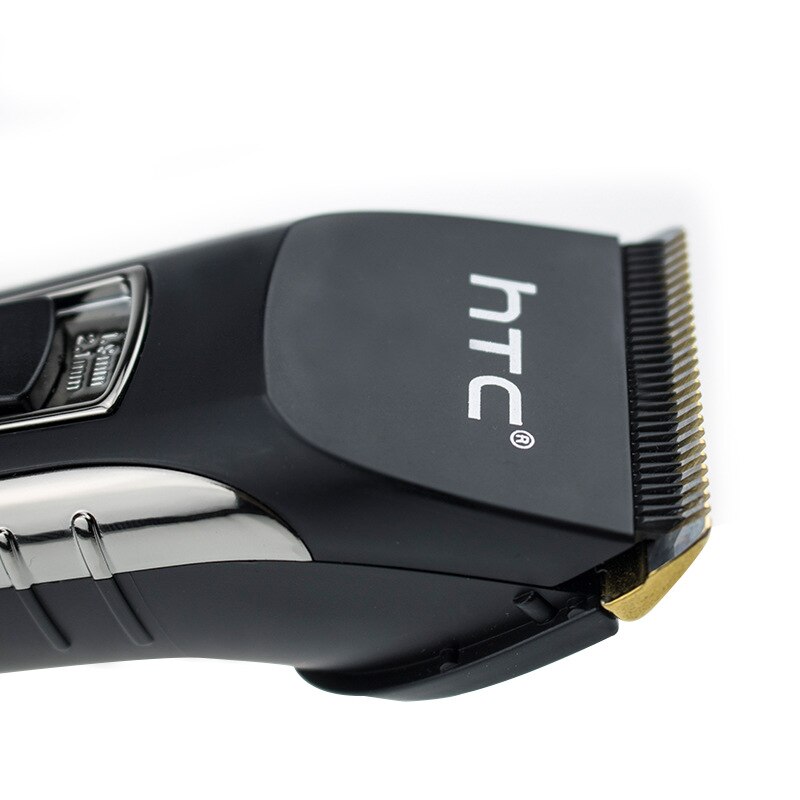 HTC Wireless AT-760 Hair Clipper Rechargeable Ceramic Hair Trimmer Electric Shaver Barber Hair Cutting Machine Haircut