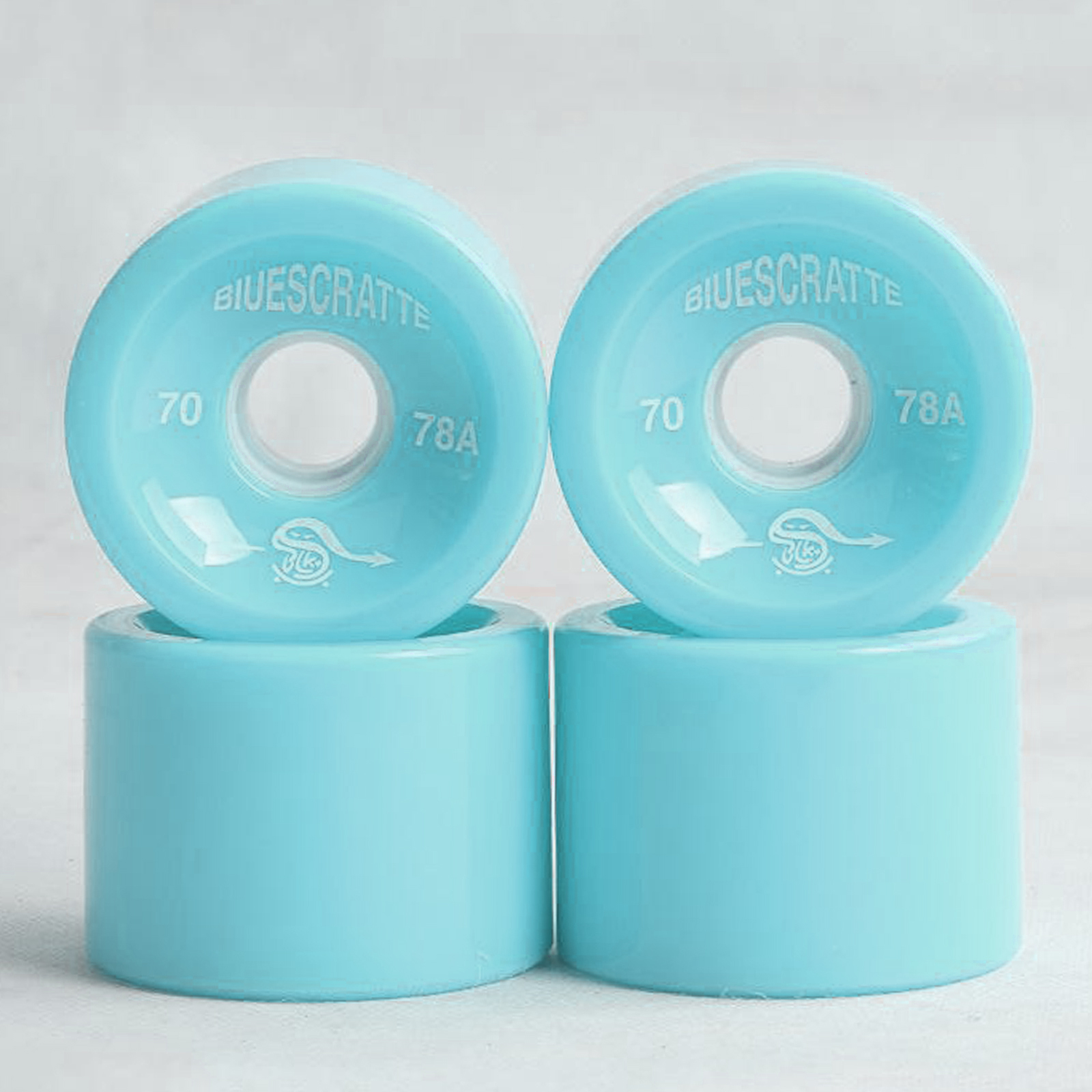 4pcs/Pack 70mm Longboard PU Wheel Replacement Skateboard 78A Hardness Wheels Cruising Wheel ABEC-9 Bearings Outer Cover