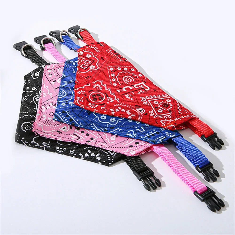 Pañuelo para perro, bufanda para cachorro y gato, collares ajustables para perros pequeños, medianos y grandes, pañuelo para mascotas, Baberos, accesorios de vestir