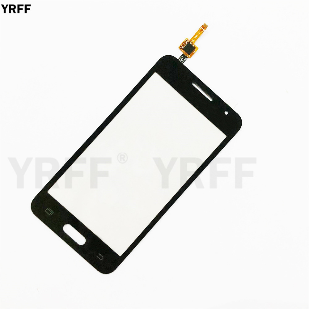 4.5 ''touch screen para samsung galaxy core 2 g355h, substituição do painel de lente de vidro sensor digitalizador