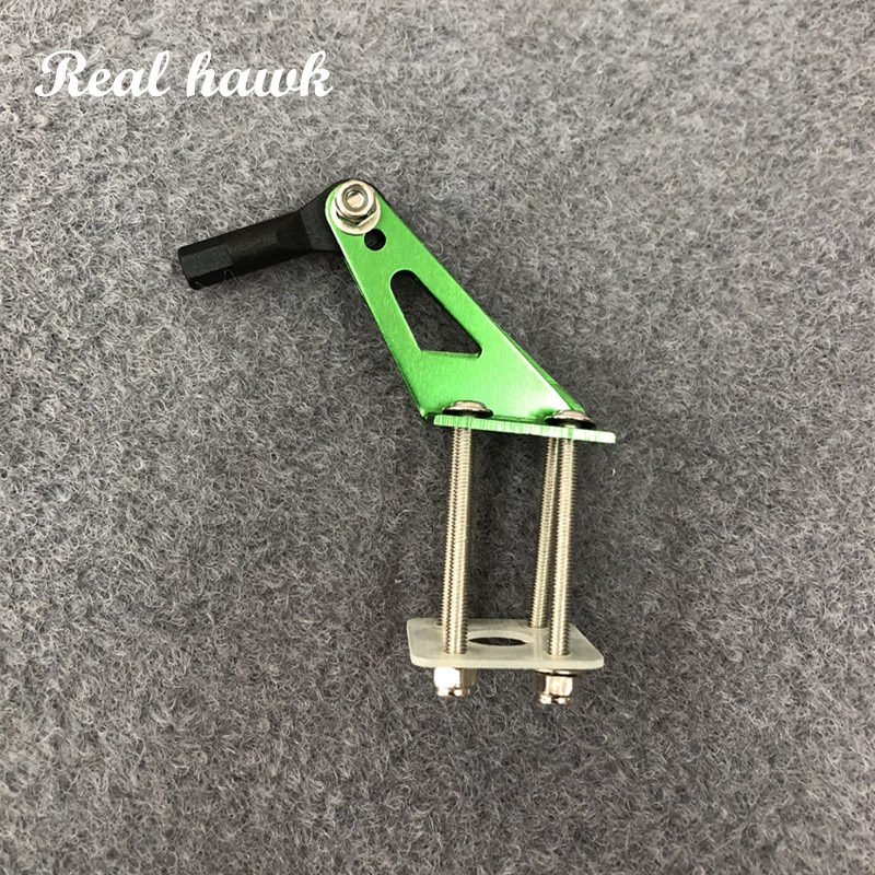 H33*W25*L24mm TOC Four-point Rocker Aluminum Rock Arm 4-Point Servo Arm Horns for RC airplane parts/accessories free shpping: green 2pair