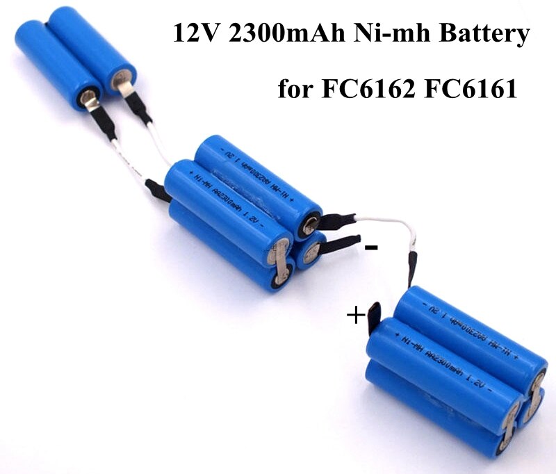 Stofzuiger batterij 12 v 2300 mah mh AA batterij pack maat nimh voor FC6161 FC6162 draadloze handheld stofzuiger