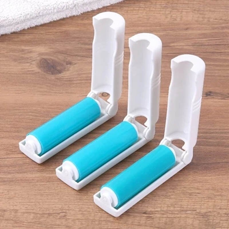 Portable dust remover clothing fluff dust remover dust removal roll cotton wool roller recycling folding and washable