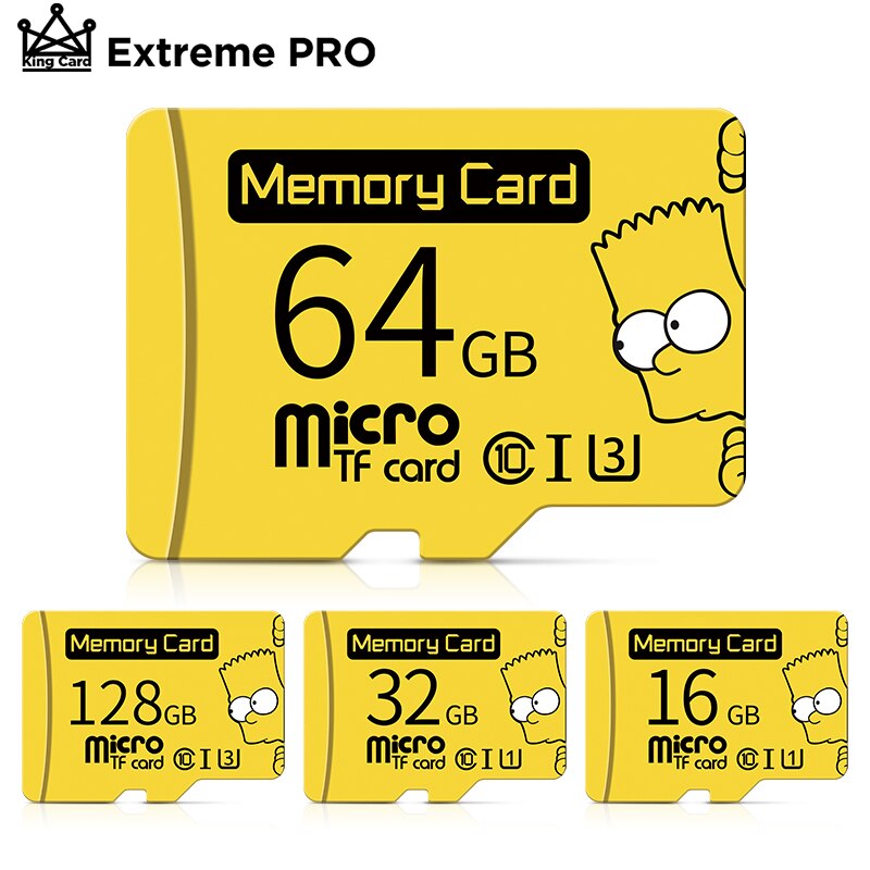 Micro SD Card high speed Memory Card 64gb 128gb microSDXC Micro tf card memory disk 32gb 16gb 8gb 4gb With adapter