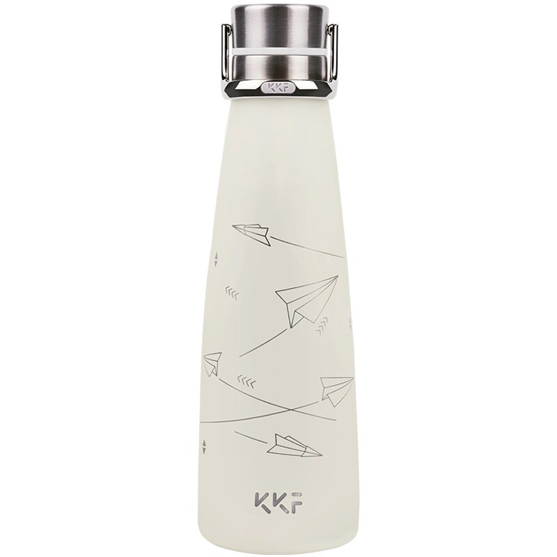 Xiaomi KKF Vacuum Bottle 24h Insulation Cup Thermoses Stainless Steel Thermos Flask 475ML Travel Mug Portable Sports Cold Cup: Paper Plane