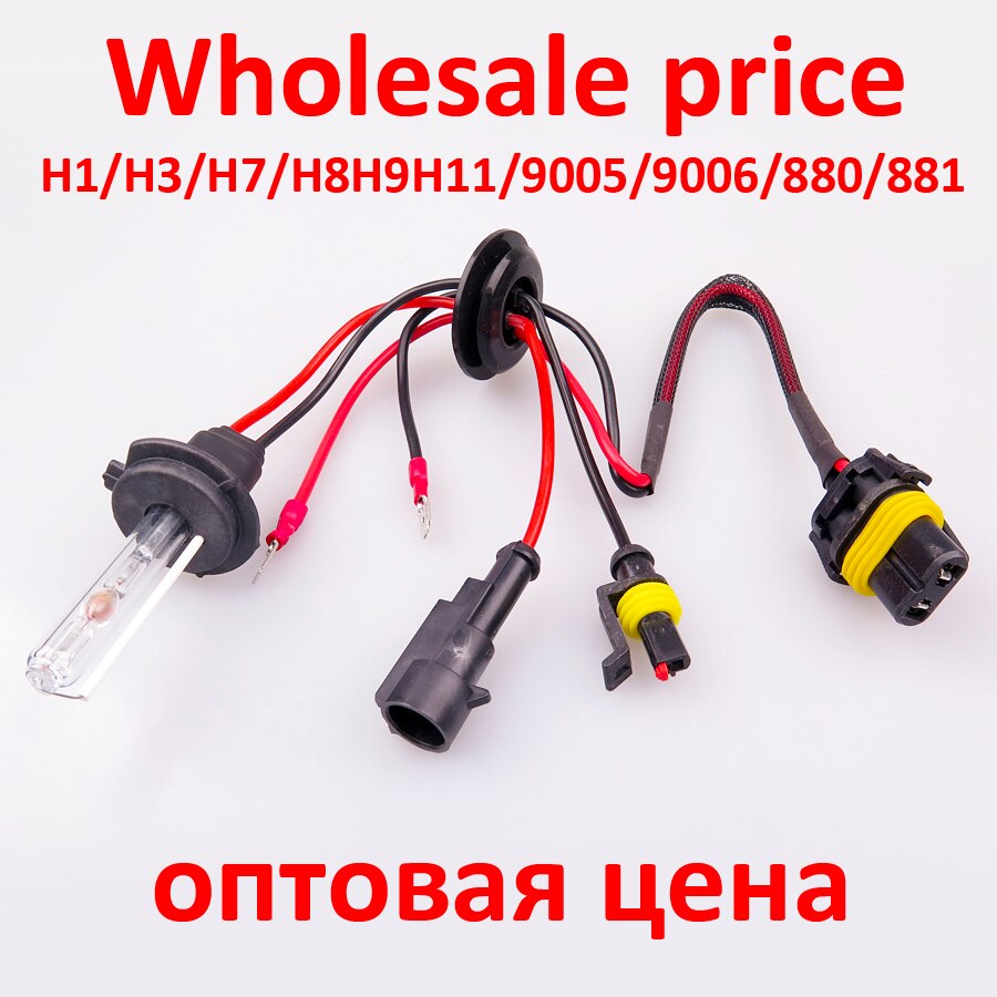 Taochis 12v 55w h7 xenon hid-lampen vervangende auto koplampen 3000k 4300k 6000k 12000k 8000k 10000k 5000k lampen