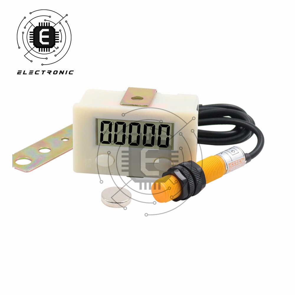 5/6 Ziffer Elektronische Digital Anzeige Zähler Nähe Industrie Magnetischer Sensor Schalter schlagen Zähler Induktion Zähler Meter: 5 Ziffer