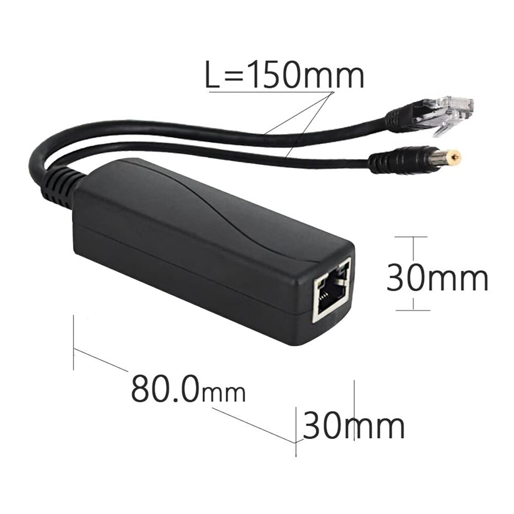 Poe splitte POE Cable POE Splitter Injector Passive Power Over Ethernet Adapter Cable POE Splitter RJ45 Injector For IP Camea
