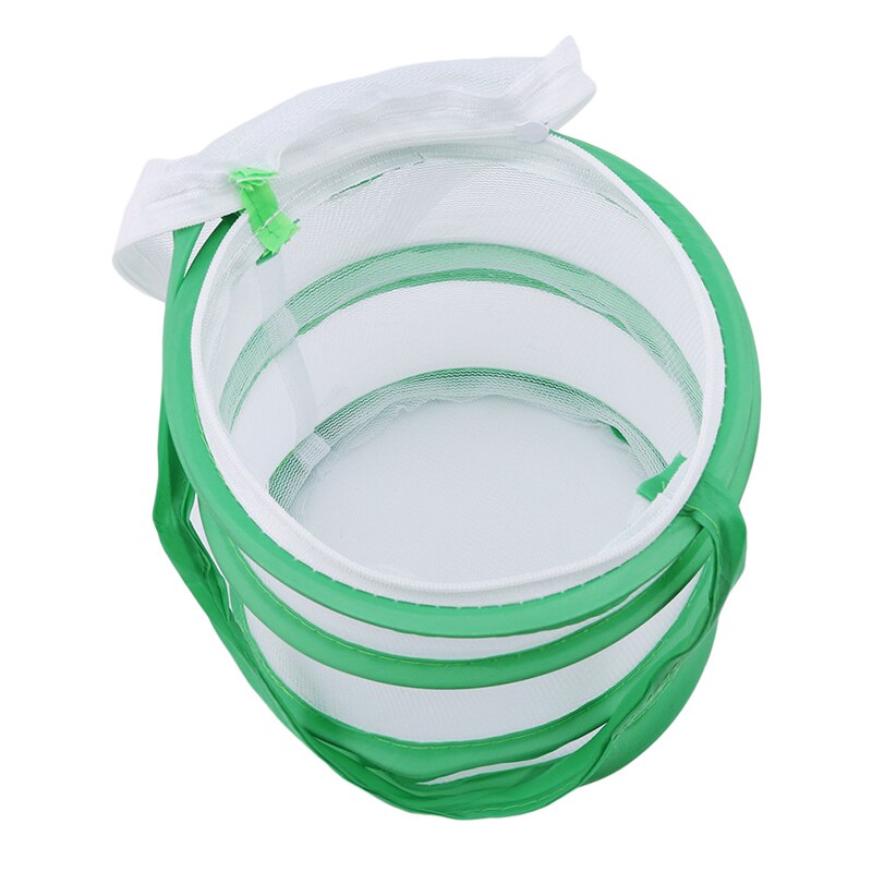 Portable Folded Insect Cage Collapsible Plant Greenhouse Light Transmitting Observation Network Kids Biology Class Accessories