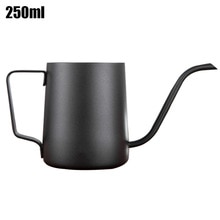 250ml/350ml Stainless Steel Long Spout Drip Kettle Narrow Gooseneck Pour Over Coffee Pot Receive Water On Average: 250ml