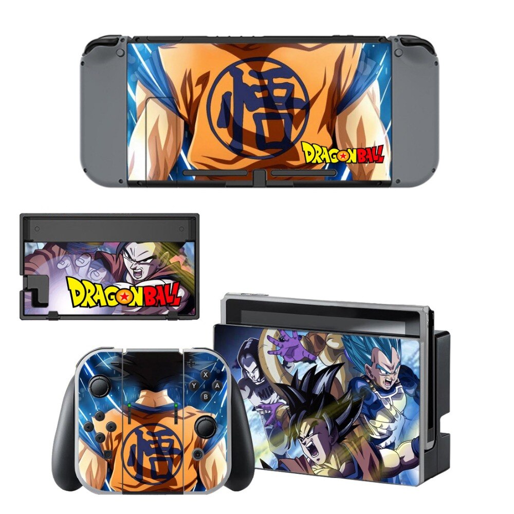 Dragon Ball Nintend Switch Skin vinilo NintendoSwitch stickers Compatible with Nintend Switch Console and Joy-Con Controllers