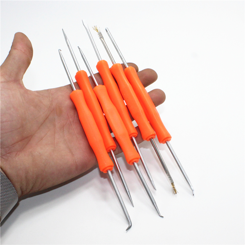Electronic Heat Assist Repair Tool Set 6pcs/set Welding Solder Soldering Station Iron Tool Welding Grinding Cleaning Tool