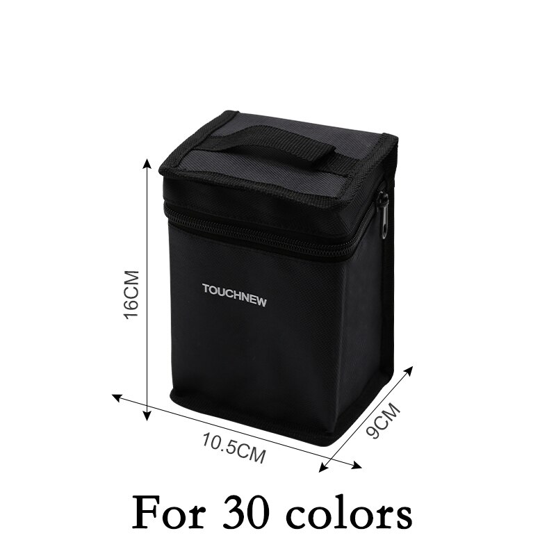 Bolsa para rotuladores de 280/220/170/168/80/60/40/30 piezas, bolsa para marcadores, artículos para la mochila del colegio, sin marcadores, estuches para lápices: For 30 pieces