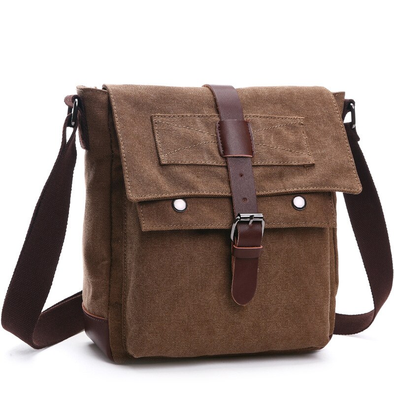 Leisure Canvas mannen Aktetas Tassen Gegarandeerd Man Schoudertas Mode Business Functionele Messenger Bag