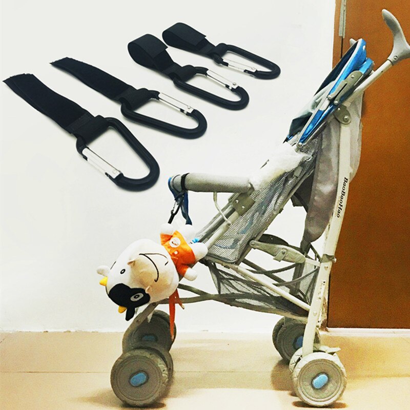 2Stck Einkaufstasche Kinderwagen Haken für Rollstuhl Kinderwagen Karabiner Clip Baby Kinderwagen Wagen Tasche Haken Clip Zubehör
