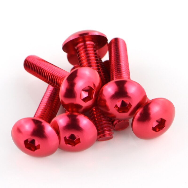 Kit completo de tornillos de carenado para motocicleta para Yamaha Tmax 500 2001 Tmax 530 XJR400 XJR1300 XT1200Z, Tuercas para Clips de 6mm y 5mm