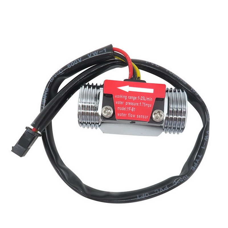 Water Hall Sensor Meter Multi convenient small size silver low water pressure